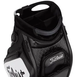 Titleist Tour Staff Bag -Cheap Custom Fit Golf Clubs Store Titleist Black White Staff Bag Top View
