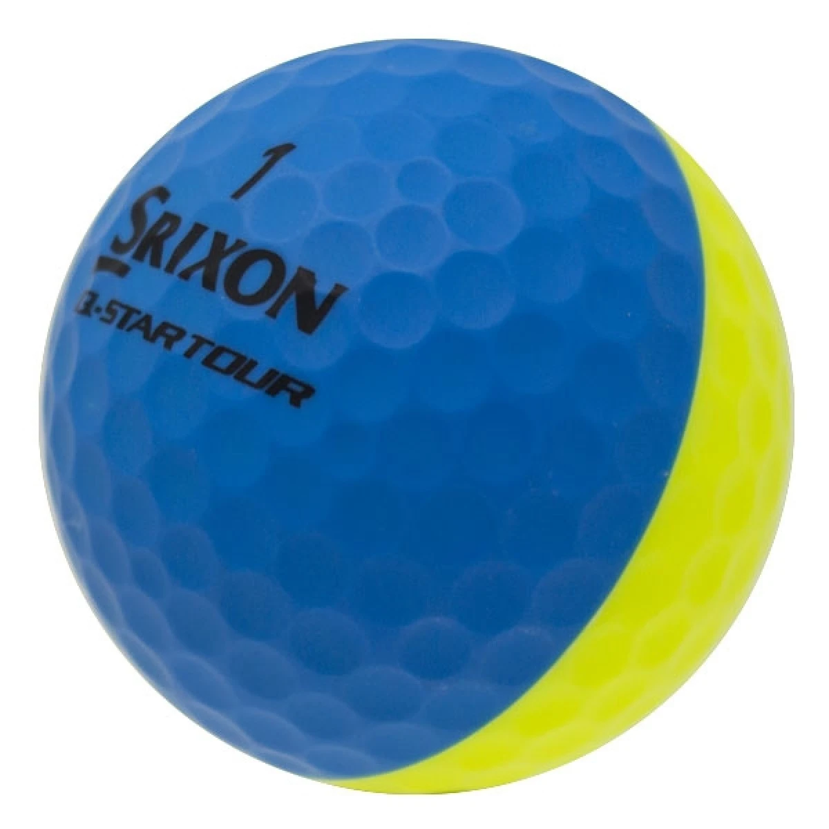 Srixon Q-Star Tour Divide Matte Blue/Yellow - 1 Dozen 3 Srixon Q-Star Tour Divide Matte Blue/Yellow - 1 Dozen