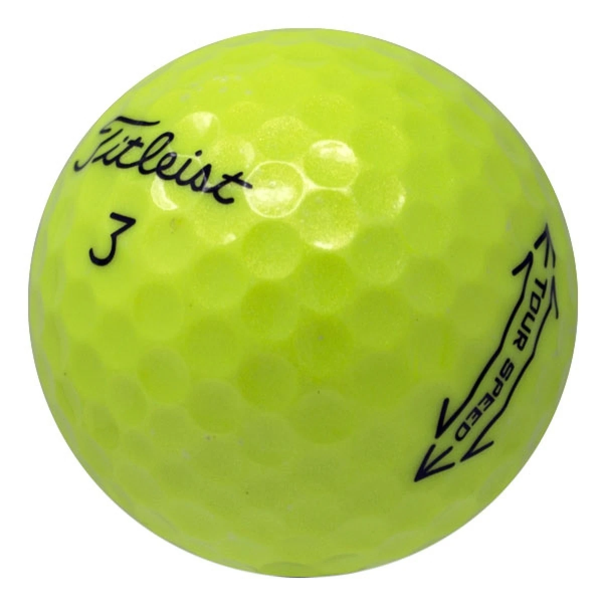 Titleist Tour Speed Yellow - 1 Dozen 3 Titleist Tour Speed Yellow - 1 Dozen